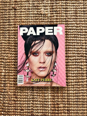 Paper Katy Perry Transformation Issue Magazine Pink & Black